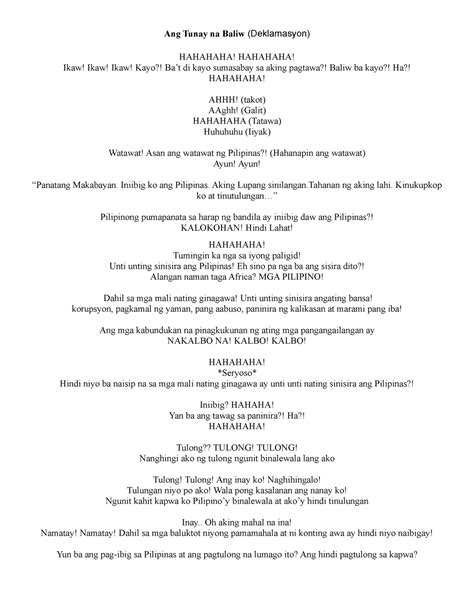 deklamasyon halimbawa|declamation piece .